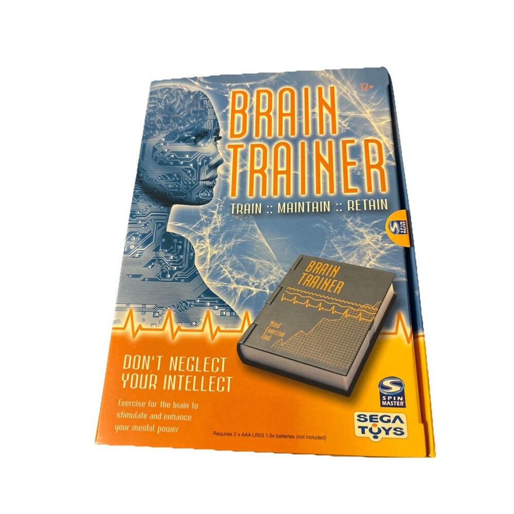 Vintage 2004 Sega Toys Electronic Brain Trainer Game For Kids Elderly Or Disable